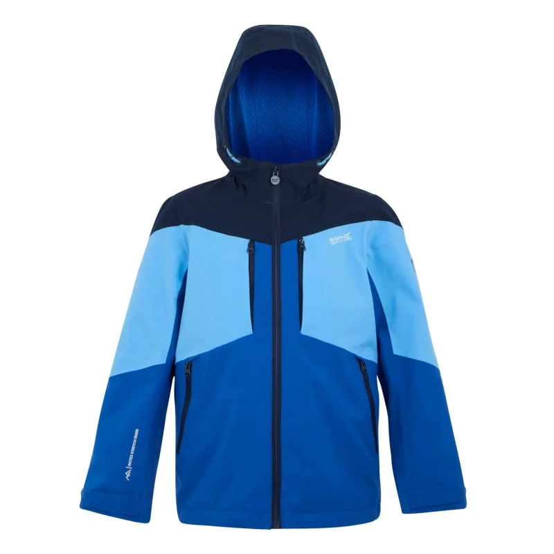 Image of Regatta Kids Highton Waterproof Jacket Olympian Blue/E female 3-4 Years
