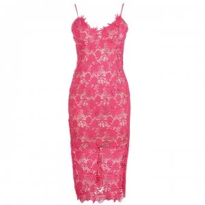 Image of Bardot Tayla Lace Dress - BEETROOT