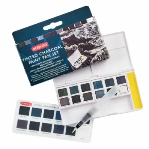 Image of Derwent Tinted Charcoal Paint Pan Set