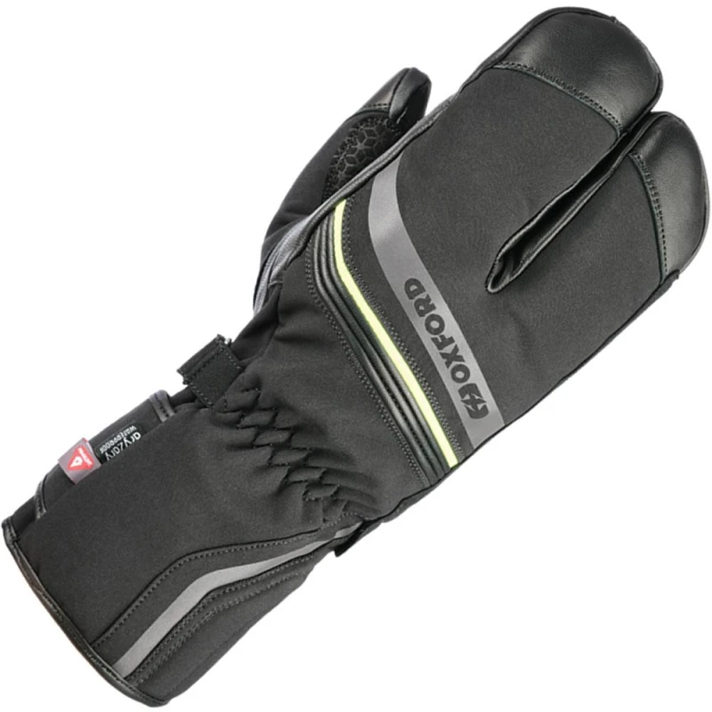 Image of Oxford Polar 1.0 Motorcycle Gloves M Stealth Black Stealth Black