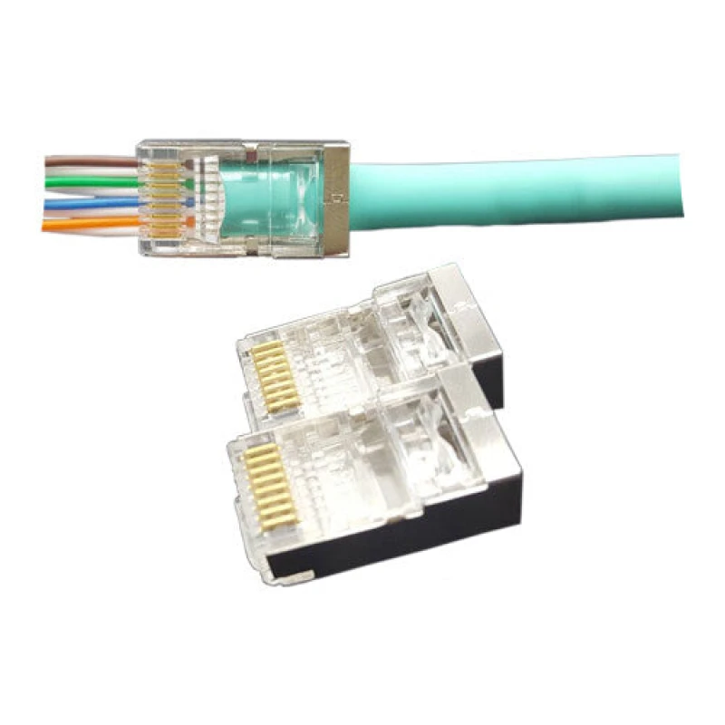 Image of Cablenet Cablenet Cat6 - RJ45 FTP EZ Easy Plug 22-2206