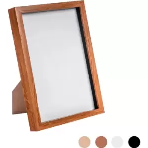 Image of Nicola Spring - 3D Box Photo Frame - A4 (8 x 12') - Dark Wood
