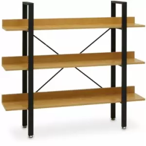 Image of Premier Housewares - Laxton 3 Tier Light Yellow Shelf Unit