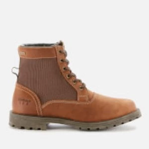 Image of Barbour Mens Cheviot Derby Boots - Conker Brown - UK 9
