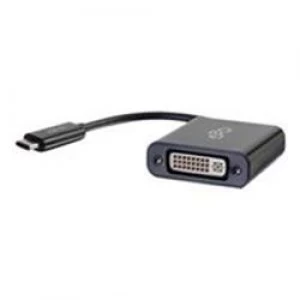 Image of C2G USB C to DVI-D Video Converter - Black