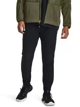 Image of Under Armour Mens Training Stretch Woven Cold Weather Joggers - Black, Size S, Men