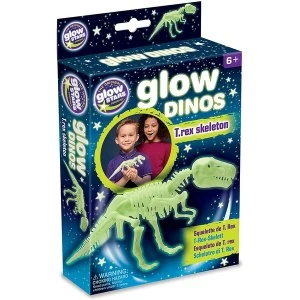 Image of The Original Glowstars Company Glow Dinos T Rex Skeleton