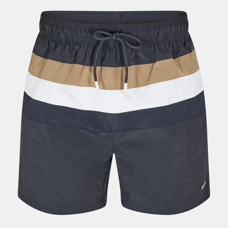 Image of Boss Mens Louis Swim Shorts Dark Grey male S