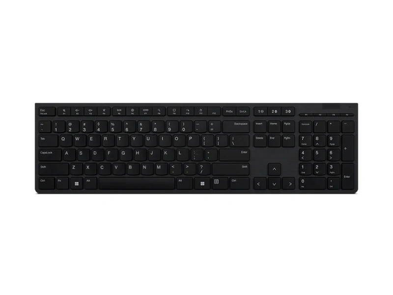Image of Lenovo 4Y41K04067 keyboard RF Wireless + Bluetooth Hungarian Grey