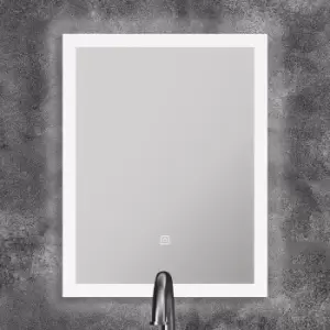 Image of NxtGen Colorado LED 390x500mm Illuminated Bathroom Mirror with Touch Sensitive On/Off Switch