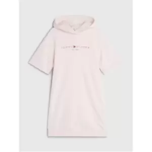 Image of Tommy Hilfiger Essential Hoodie Dress S/S - Pink