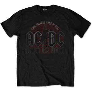 Image of AC/DC - Hard As Rock Mens X-Large T-Shirt - Black