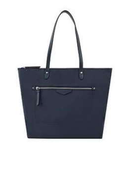 Image of Accessorize Emily Nylon Tote Bag - Navy