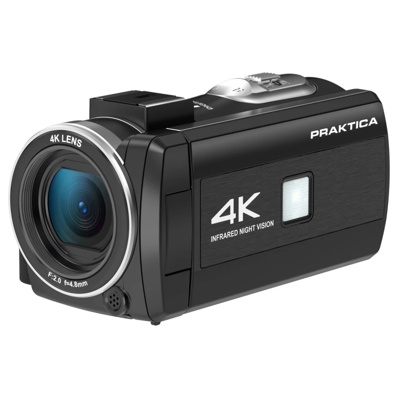 Image of Praktica Z180IR 4K Camcorder 18x Digital Zoom Infra Red Ultra HD - Black