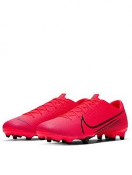 Image of Nike Mercurial Vapor 13 Academy Firm Ground Football Boots - Red/Black, Size 9, Men