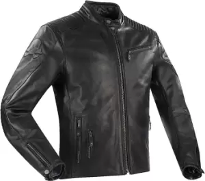 Image of Segura Zarek Motorcycle Leather Jacket, black, Size L, black, Size L