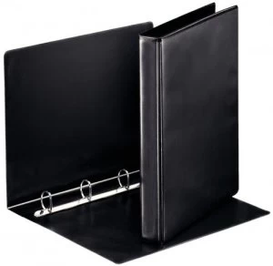 Image of Esselte Essentials Pres Binder A4 25mm 4 D-Ring BK PK10