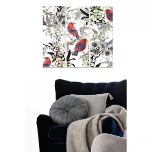 Image of MDF78085484 Multicolor Decorative MDF Painting (3 Pieces)