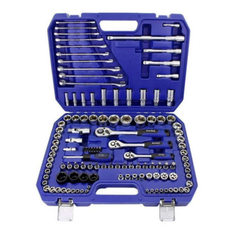 Image of Blue SPOT TOOLS BlueSpot Tools 1583 1/2in 3/8in & 1/4in Metric Socket Set 120 Piece B/S1583 BS01583