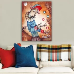 Image of 28115698_70100 Multicolor Decorative Canvas Painting