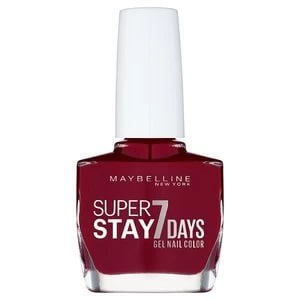 Image of Maybelline Forever Strong Gel 265 Divine Wine Nail Polish Red
