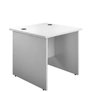 Image of Tc 800 x 800 Panel Rectangular Desk White