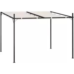 Image of Vidaxl - Gazebo with Retractable Roof 300x300x233cm Cream Cream