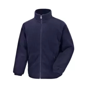 Image of Result Core Mens Polartherm Fleece Jacket (M) (Navy Blue)