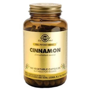 Image of Solgar FP Cinnamon Vegetable Capsules 100 vegicaps