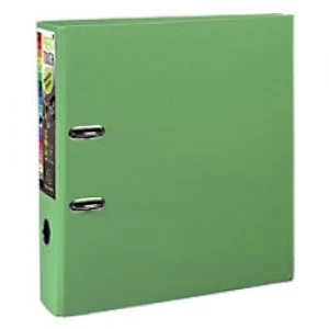 Image of Exacompta PremTouch Lever Arch File Green A4+ 2 Ring Polypropylene 80 mm Spine