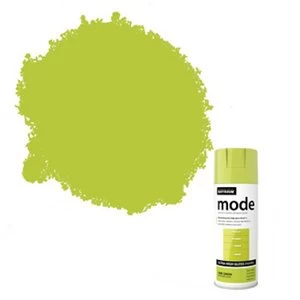 Image of Rust-Oleum Mode Lime green Gloss Multi-surface Spray Paint 400ml