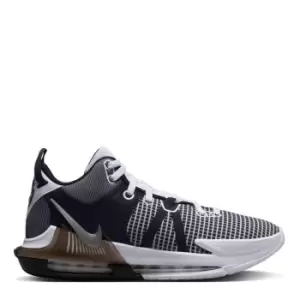 Image of Nike LeBron Witness 7 Basketball Shoes - Silver