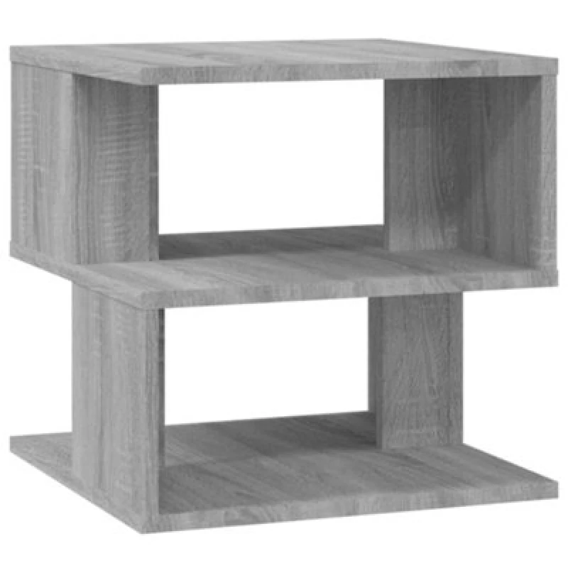 Image of Vidaxl Side Table Grey Sonoma 40X40X40 Cm Engineered Wood
