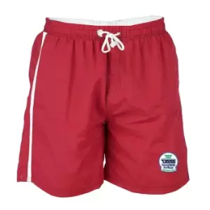 Image of Duke Mens Yarrow Kingsize Full Length Swim Short (7XL) (Red)