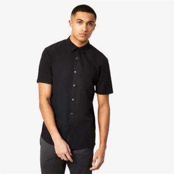 Image of Firetrap Fashion Short Sleeve Shirt - Black