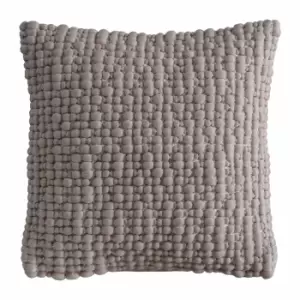 Image of Crossland Grove Textured Bobble Cushion Natural 450x450mm