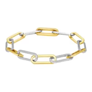 Image of Ladies Jasper Conran London Jewellery Sterling Silver Two Tone Bracelet