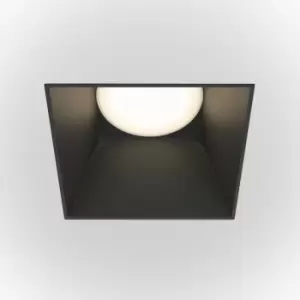 Image of Netlighting Share Square Recessed Downlight Black GU10