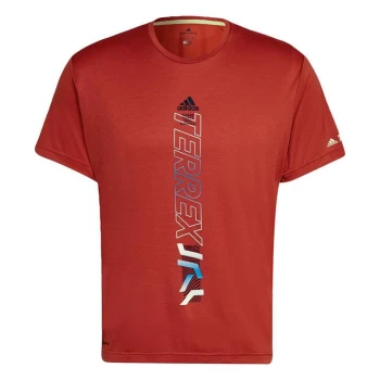 Image of adidas Terrex Agravic T-Shirt Womens - Altered Amber