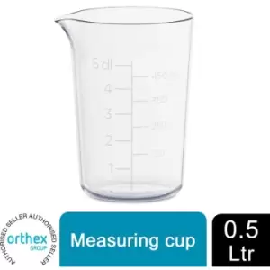 Image of Clear Transparent Volume Measuring Cup With An Easy-to-pour Spout,0,5L - Gastromax