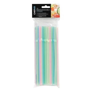 Image of Chef Aid Biodegradable Straws Pack 75