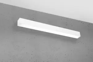 Image of Pinne Integrated LED Flush Wall Lights White 65cm 4000K