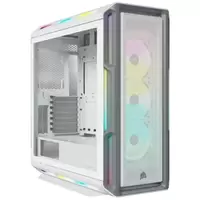 Image of Corsair iCUE 5000T RGB Tempered Glass Mid-Tower Smart Case White