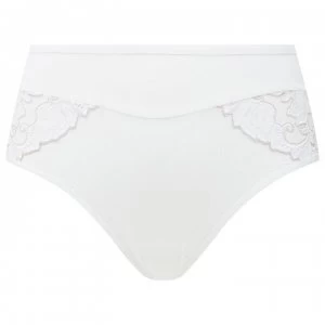 Image of Florale Iris Maxi Briefs - White