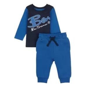 Image of Ben Sherman Ben Ang LS T & Jg Bb99 - Blue