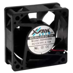 Image of X-Fan RDH6025S1 60 x 60 x 25mm Axial Fan 12V Sleeve Bearing