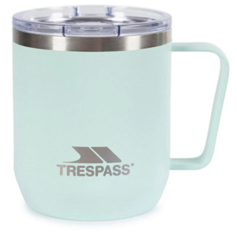 Image of Trespass Trespass Nooper Stainless Steel Travel Mug in Teal Teal One Size Unisex 5063300281345