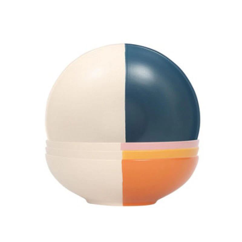 Image of Nicola Spring Dipped Stoneware Pasta Bowls Set - 20.5Cm - Multicolour - Pack Of 4