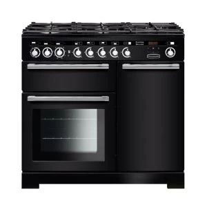 Image of Rangemaster EDL100DFFBLC 117220 Encore Deluxe 100cm DF Range Cooker BlackChrome