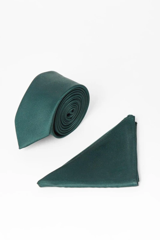 Image of Burton Mens Emerald Tie And Pocket Square Emerald One Size Male BBB05400